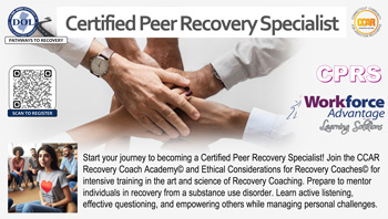 Certified Peer Recovery Specialist WorkForce Advantage Program Image