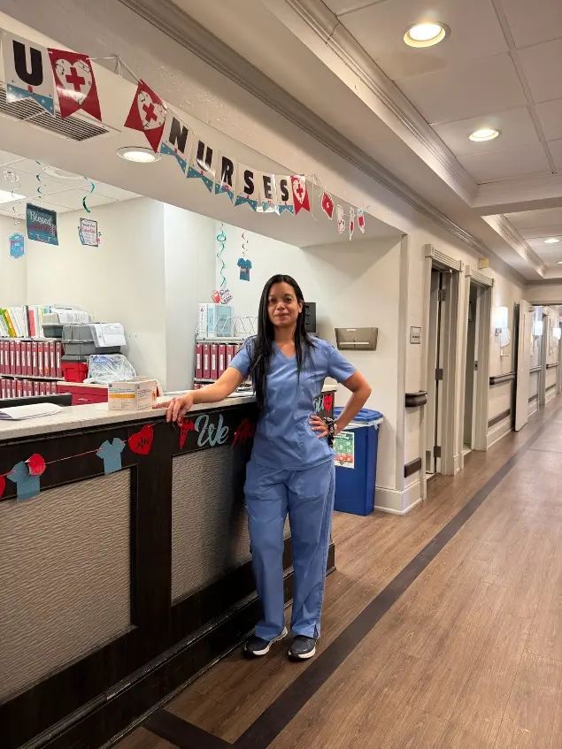 Luz Burbano working as a Certified Nurse Aide at Complete Care at Oradell